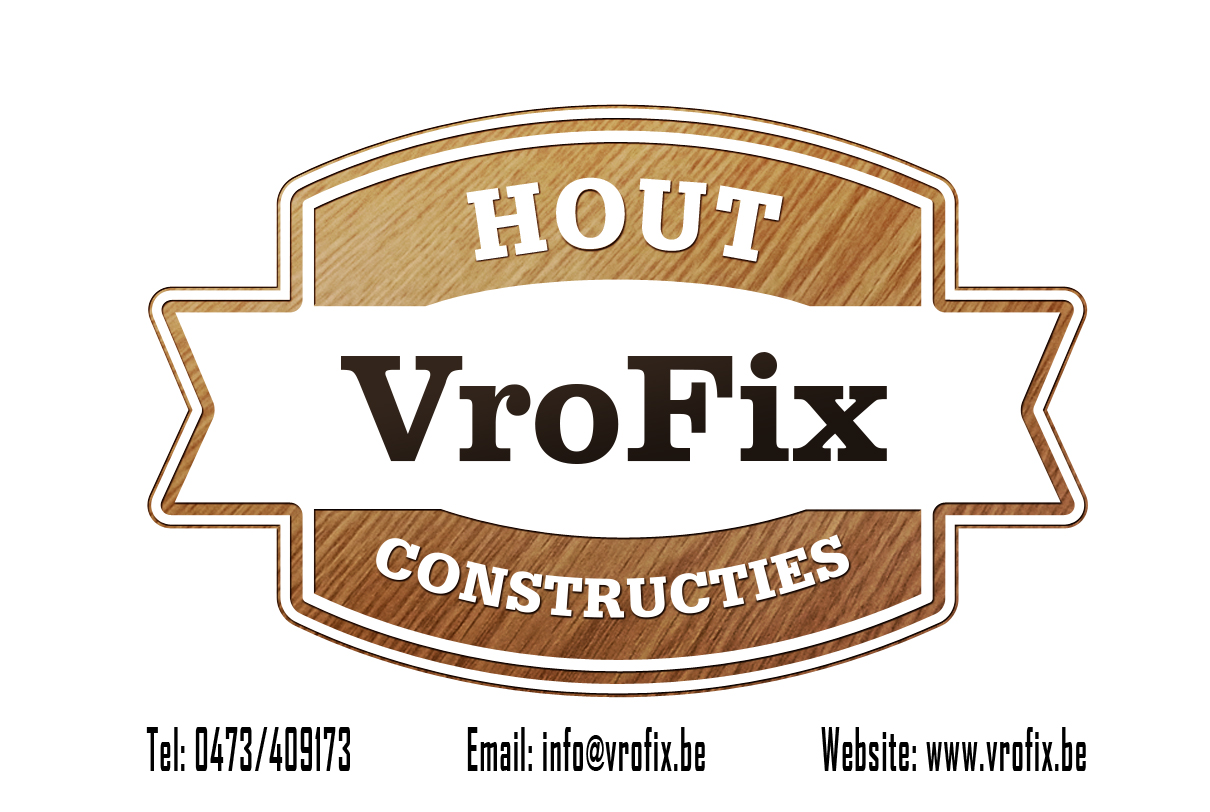 Vrofix logo wood