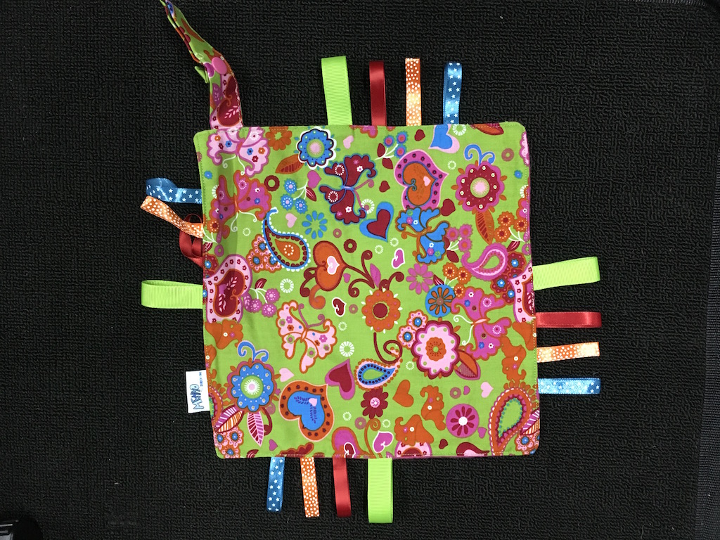 knuffeldoek groene bloem
