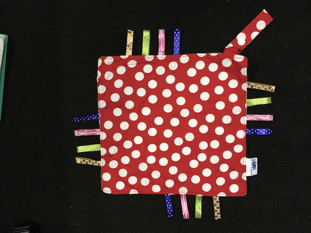 knuffeldoek witte stip